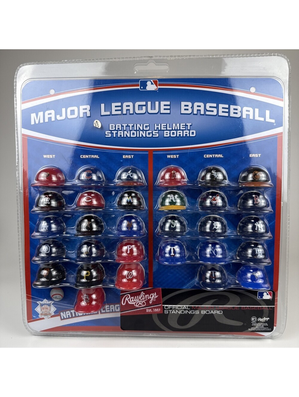 Rawlings MLB Batting Helmet Standings Board 2012 Set Complete Hologram ST35034